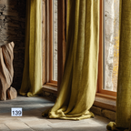Autumn Harvest Collection: Warm Toned Linen Drapes 8 colors（1 Panel）