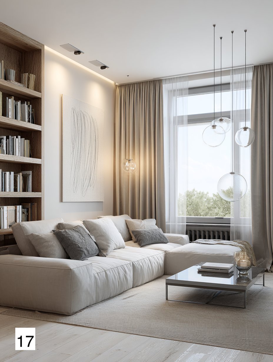 Quiet Luxury Beige Linen Curtains - Timeless "Old Money" Aesthetic 8 colors（1 Panel）