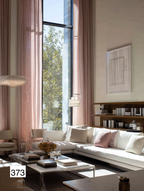 Modern Minimalist Linen Curtains in Smoky Grey（1 Panel）