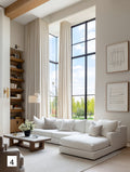 Quiet Luxury Beige Linen Curtains - Timeless "Old Money" Aesthetic 8 colors（1 Panel）