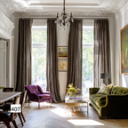Handmade Linen Curtain Panel: French Style Drapes, Custom Length（1 Panel）