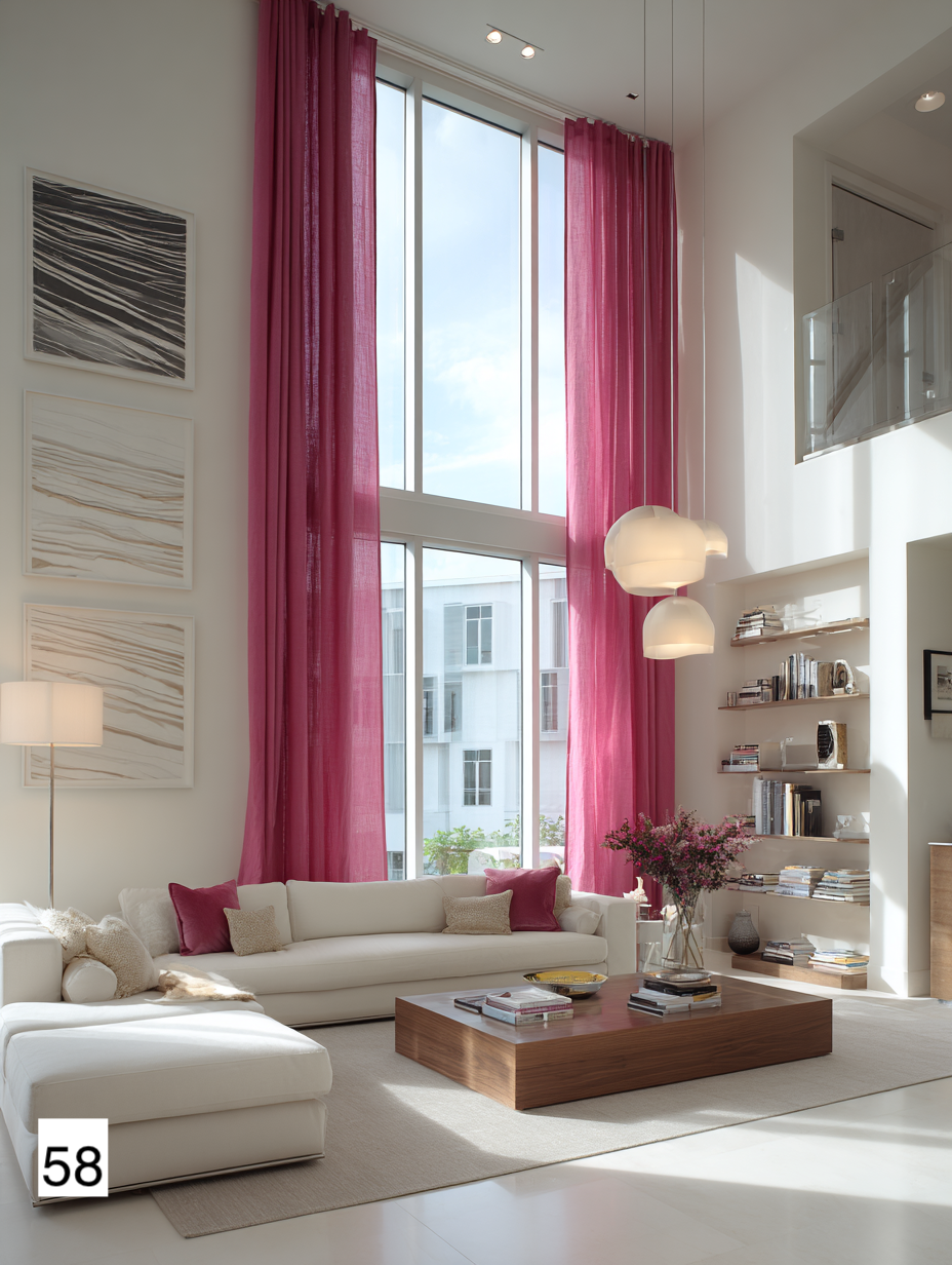 Modern Minimalist Linen Curtains in Smoky Grey（1 Panel）
