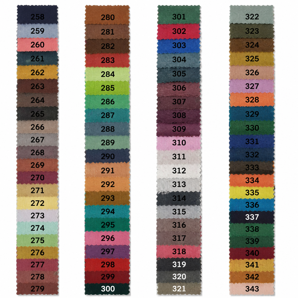 Linen Curtain Fabric Swatch – 500 Colors for Home Decor（The sample fabric fee will be refunded after confirming the color number and placing the formal order.）